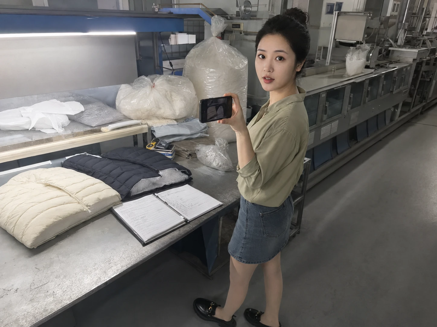 鹅绒代工首样蓬松度波动，工单齐全能直接量产吗？